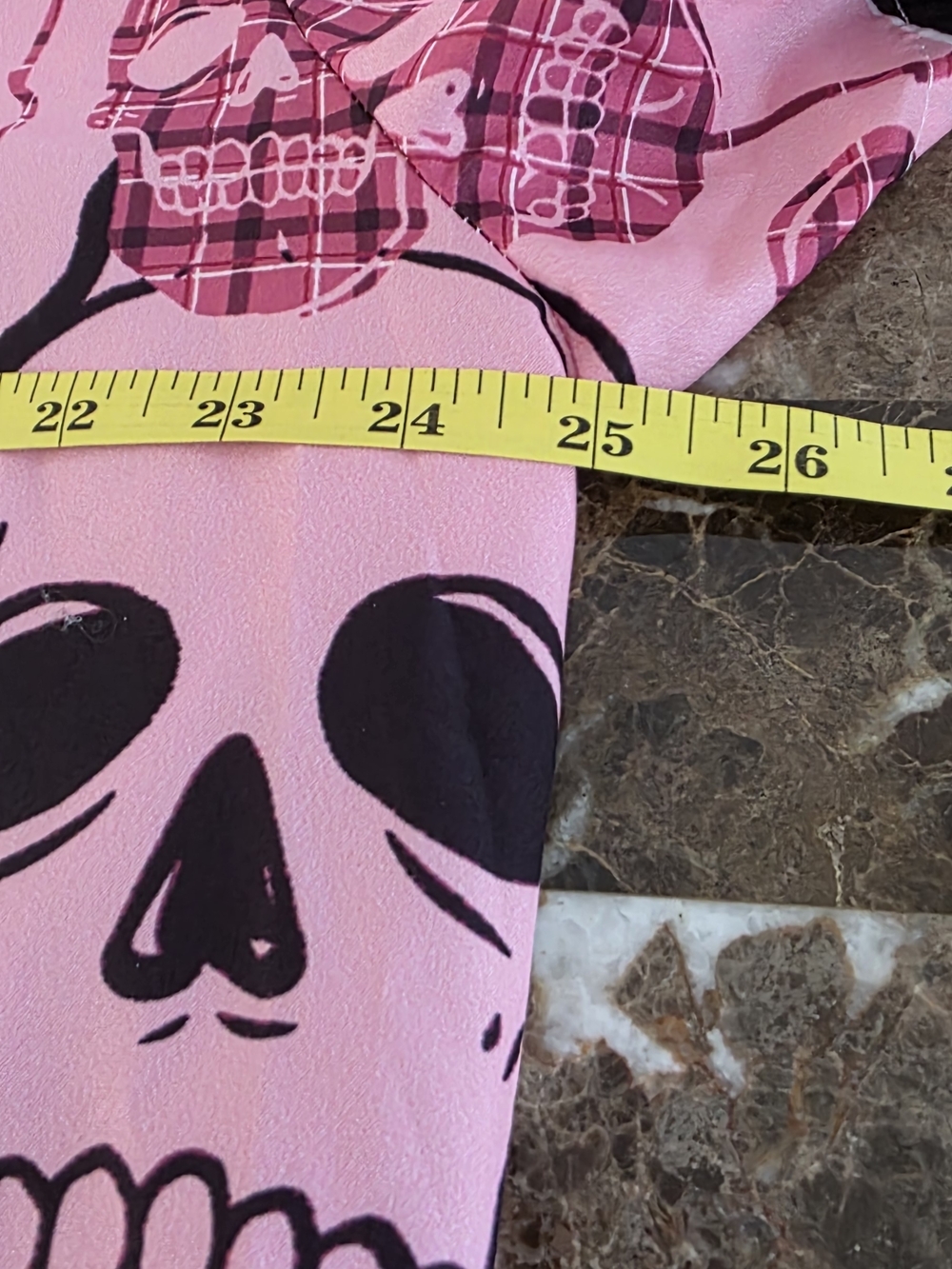 Hurley Pink Short Sleeve Skull Print Button-Down Shirt - Picture 2 of 4